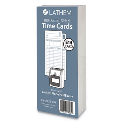 TIMECARDS;400E;100PK